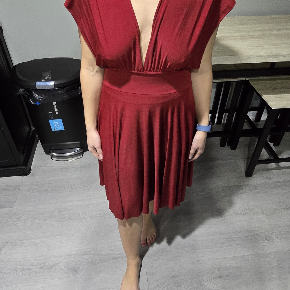 Elegant Versatile Red Dress